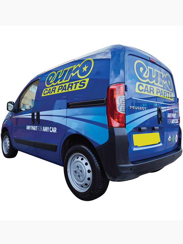 euro car parts van driver