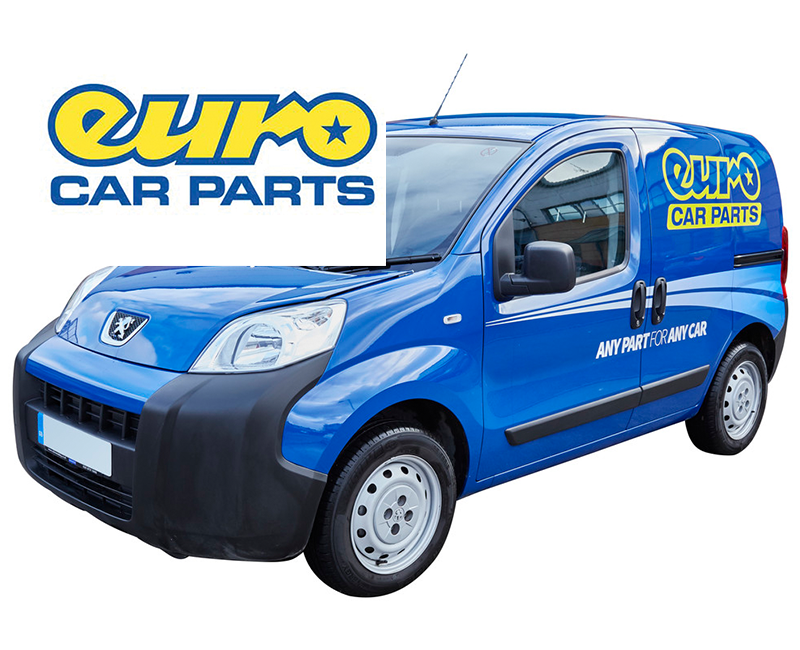 euro car parts van driver