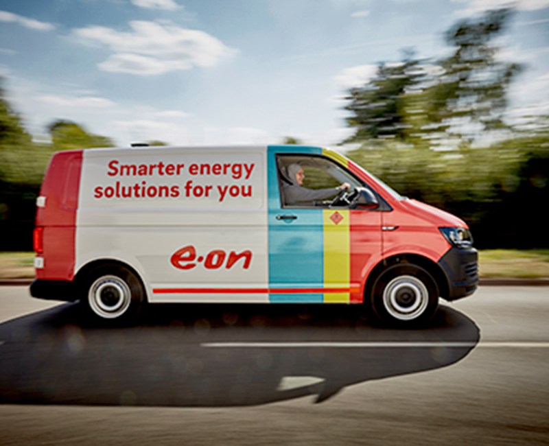 EON Van using trakm8 fleet management