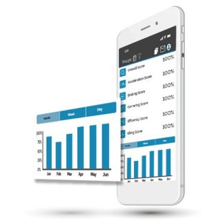 monitor driver behaviour with driver scoring