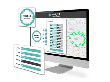 Trakm8 insight software provides route optimisation