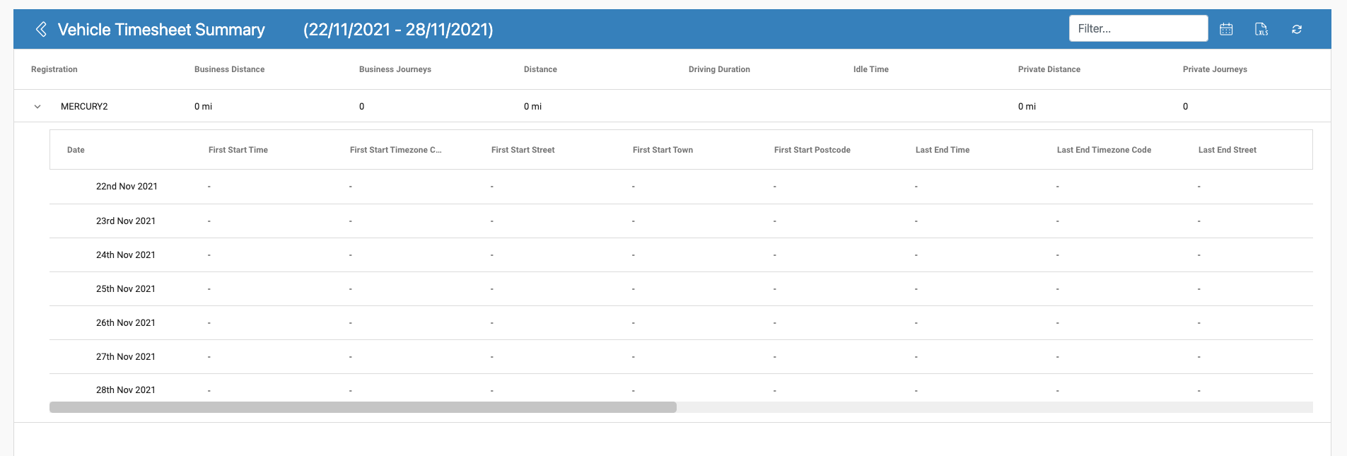 Vehcle Timesheet Insight 2.7.1 Release Notes | Trakm8