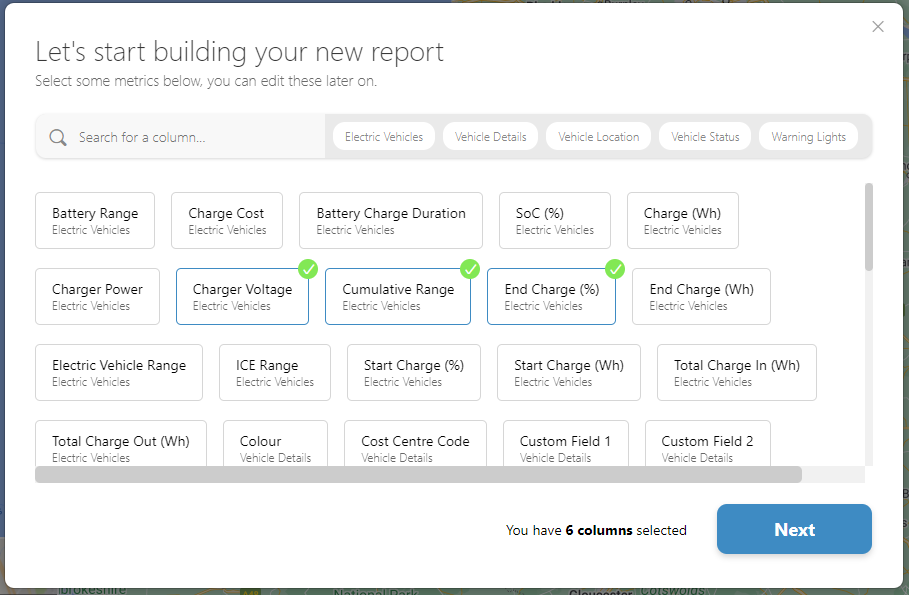 Building a new report