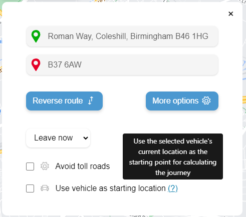 Route Calculation