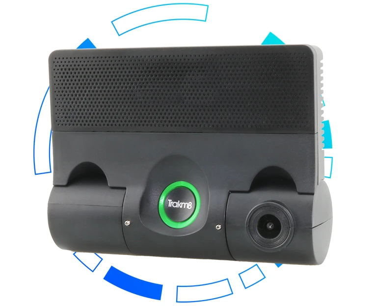 RH600 Plus fleet dash cam with dual-facing road and driver camera